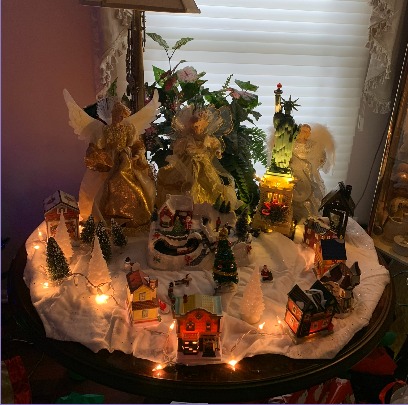 The 2020 Christmas village display