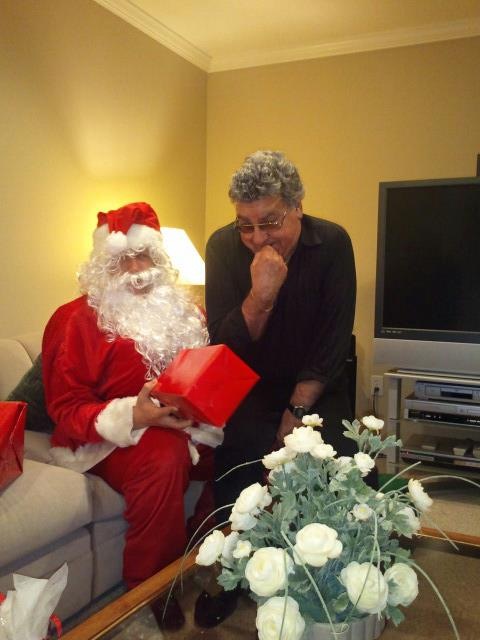 Charles sharing a laugh at Christmas