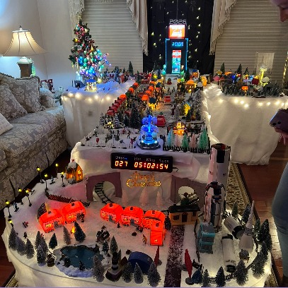 The 2025 Christmas village display